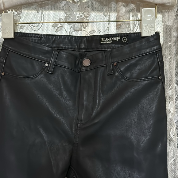 BlankNYC faux leather pants only used once excellent condition size 26 - Picture 2 of 8